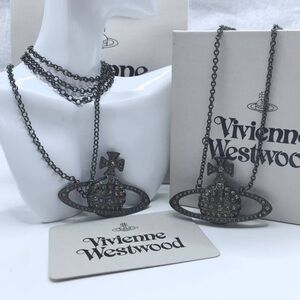 Vivienne Westwood Silver Orb Necklace